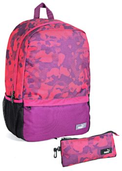 Puma Backpack and Pencil Case - Pink.